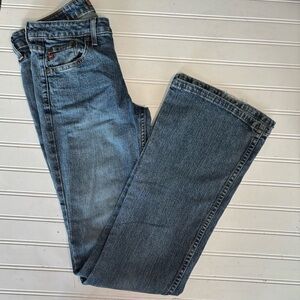 Lei Jr. Size 5 Classic Blue Denim Bootcut Jeans Pre owned